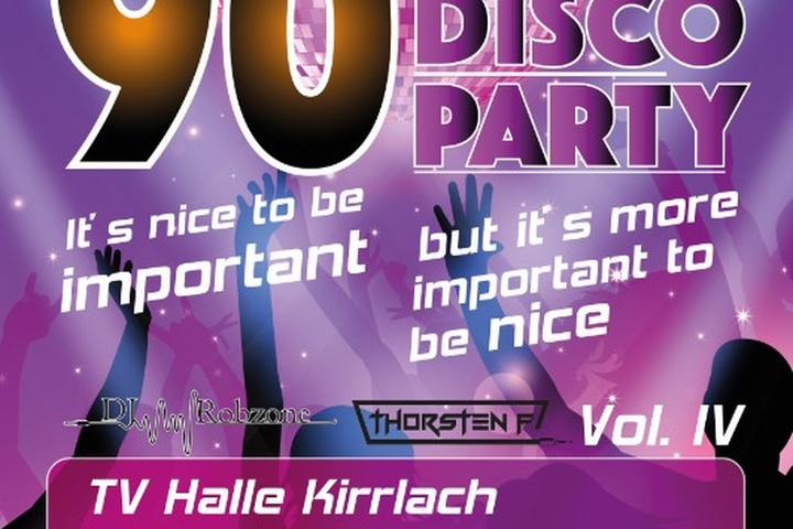 90er Disco-Party Volume IV - Spendenplattform Heimatverbunden